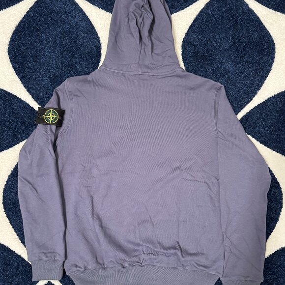 Stone Island Blue Patch Hoodie Size Large - Picture 4 of 4